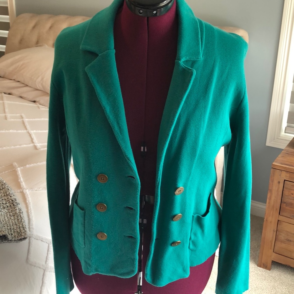 Ann Taylor Loft Dark teal blazer